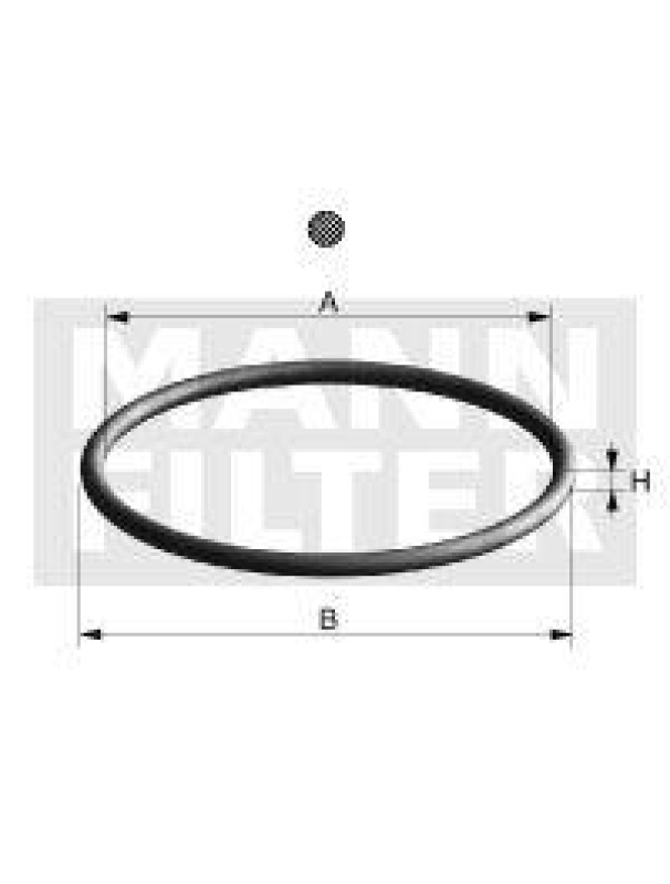 MANN-FILTER Di 080-00 Dichtung