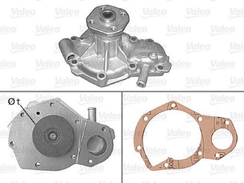 VALEO 506074 Wasserpumpe JEEP, RENAULT RENAULT AMC