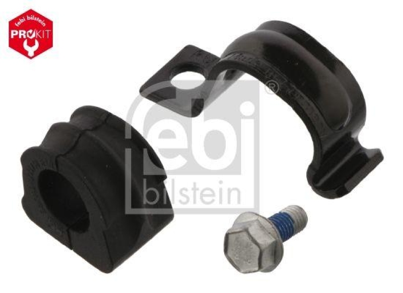 FEBI BILSTEIN 27318 Stabilisatorlagersatz mit Halter und Schraube für VW-Audi