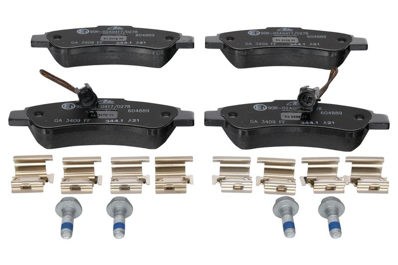 ATE 13.0460-4889.2 Bremsbelagsatz Scheibenbremse für Hinterachse