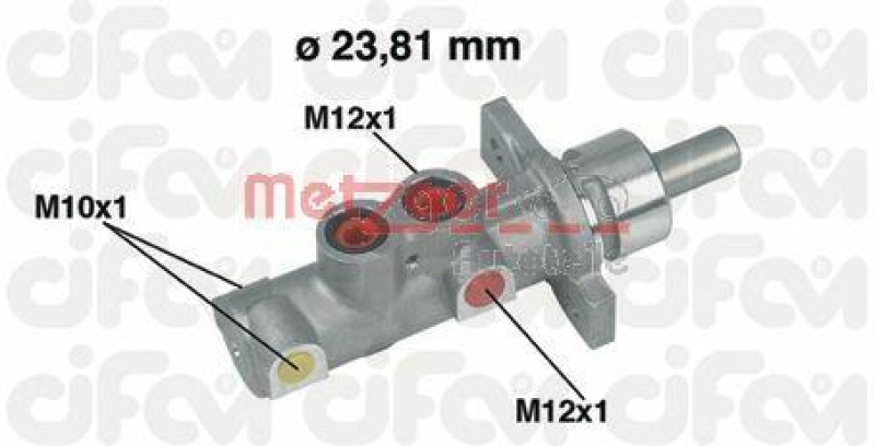 METZGER 202-362 Hydr. Hauptbremszylinder Cifam für CITROEN/PEUGEOT