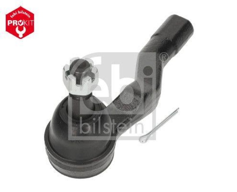 FEBI BILSTEIN 42709 Spurstangenendstück mit Kronenmutter und Splint für NISSAN