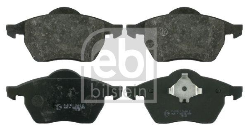 FEBI BILSTEIN 16280 Bremsbelagsatz für VW-Audi