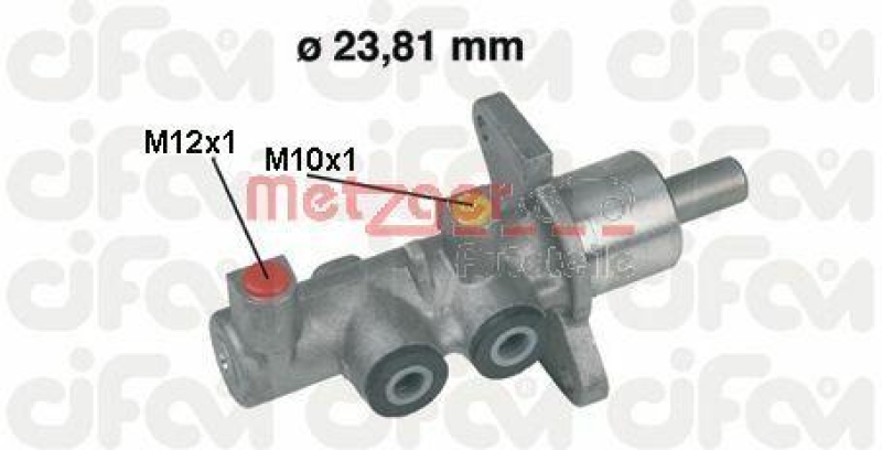 METZGER 202-379 Hydr. Hauptbremszylinder Cifam für OPEL