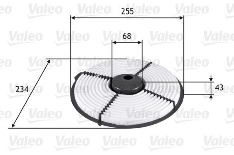 VALEO 585704 Luftfilter