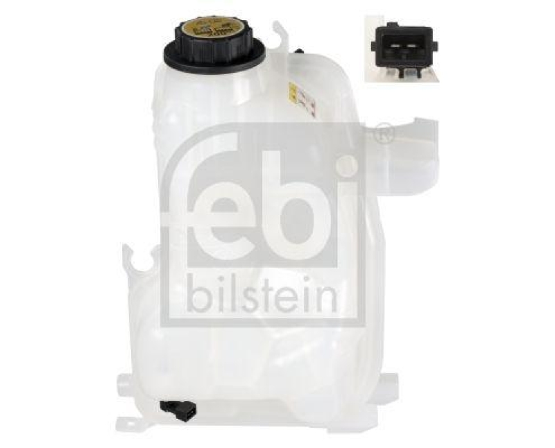 FEBI BILSTEIN 108694 Kühlerausgleichsbehälter mit Deckel und Sensor für Land Rover