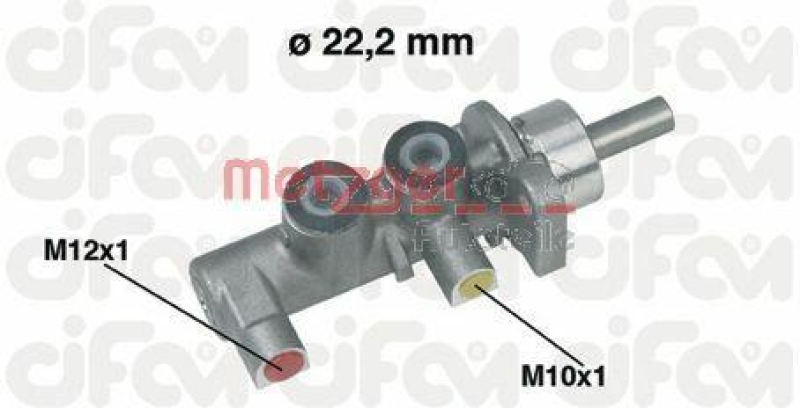 METZGER 202-380 Hydr. Hauptbremszylinder Cifam für OPEL