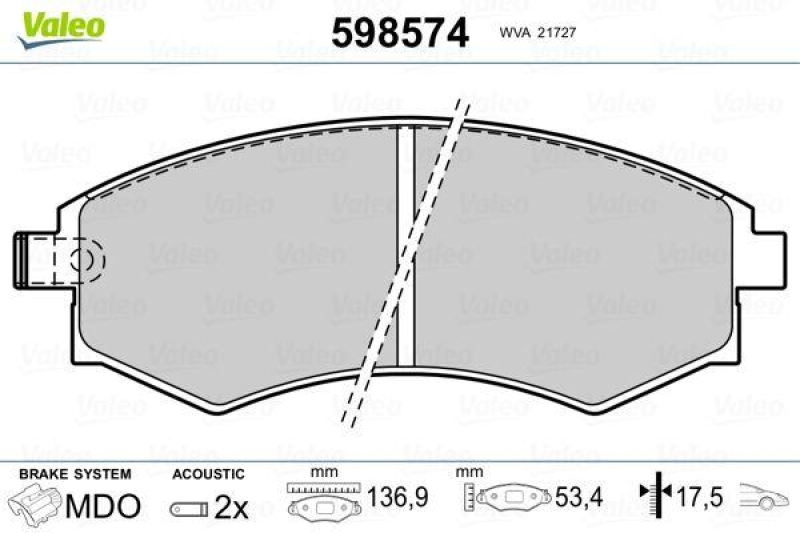 VALEO 598574 SBB-Satz PREMIUM