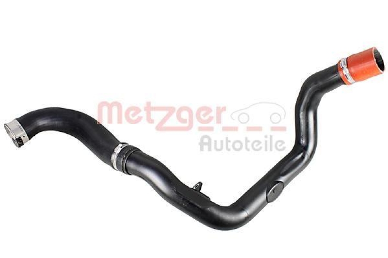 METZGER 2400600 Ladeluftschlauch für NISSAN/OPEL/RENAULT links MIT HENN-KUPPL.