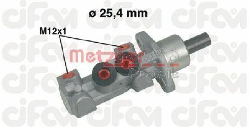 METZGER 202-451 Hydr. Hauptbremszylinder Cifam für VW