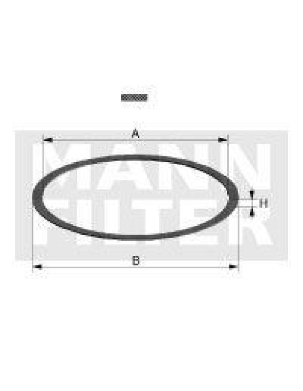 MANN-FILTER Di 508-00 Dichtung für Mercedes-Benz