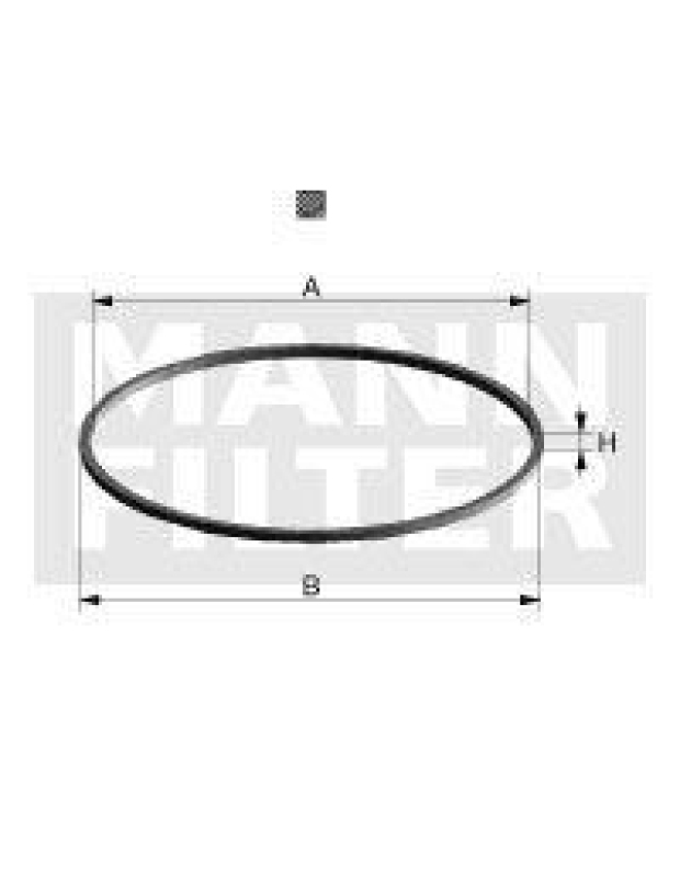 MANN-FILTER Di 74-04 Dichtung