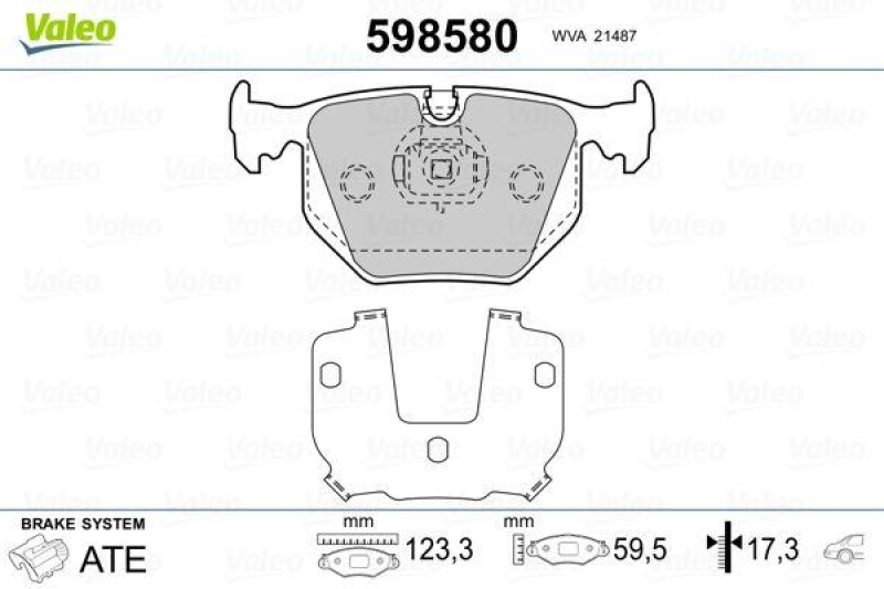 VALEO 598580 SBB-Satz PREMIUM