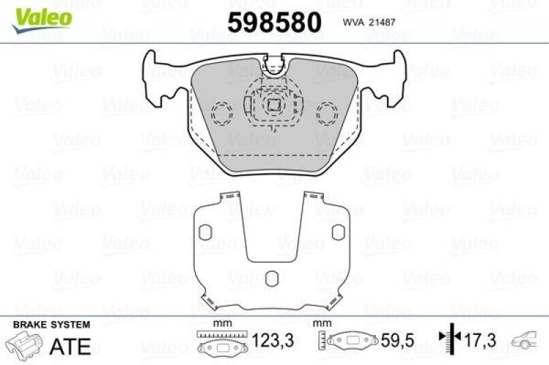 VALEO 598580 SBB-Satz PREMIUM