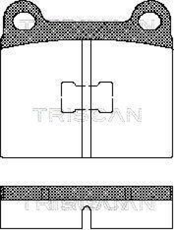 TRISCAN 8110 29214 Bremsbelag Vorne für Audi, Vw