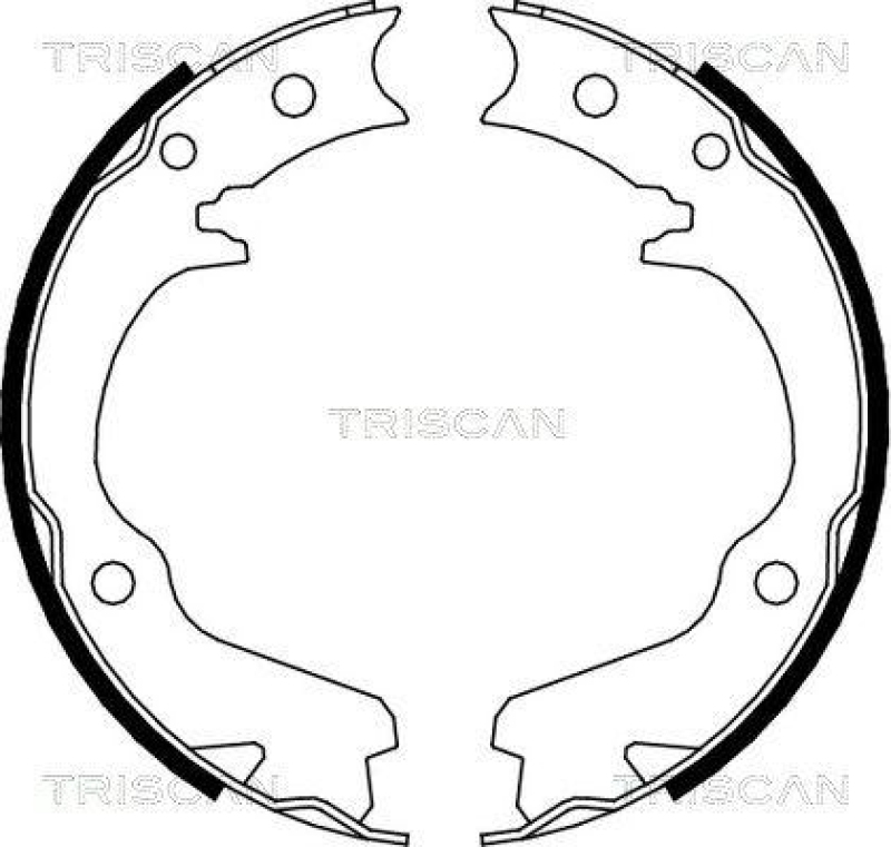 TRISCAN 8100 68001 Bremsbackensatz