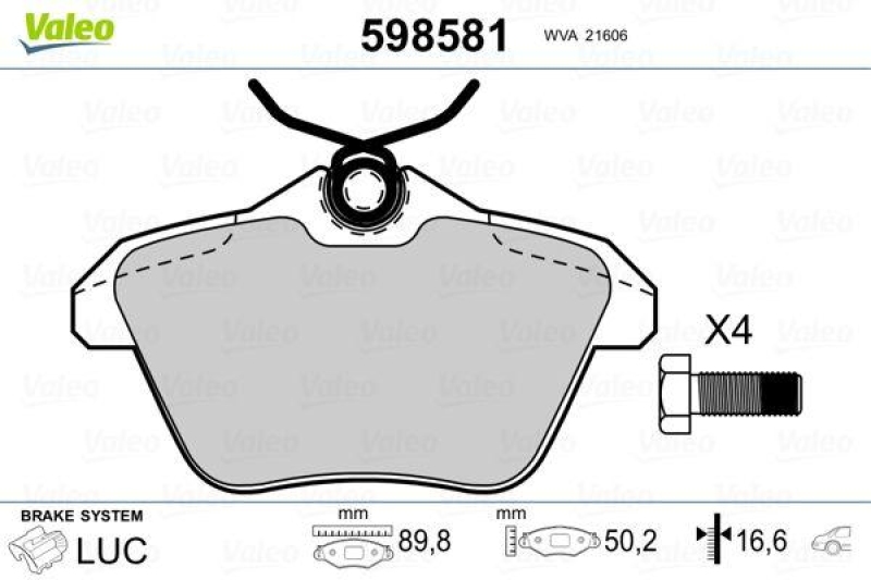 VALEO 598581 SBB-Satz PREMIUM