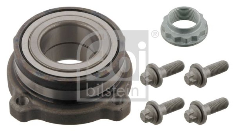 FEBI BILSTEIN 28623 Radlagersatz mit Radnabe, ABS-Impulsring und Anbaumaterial für BMW