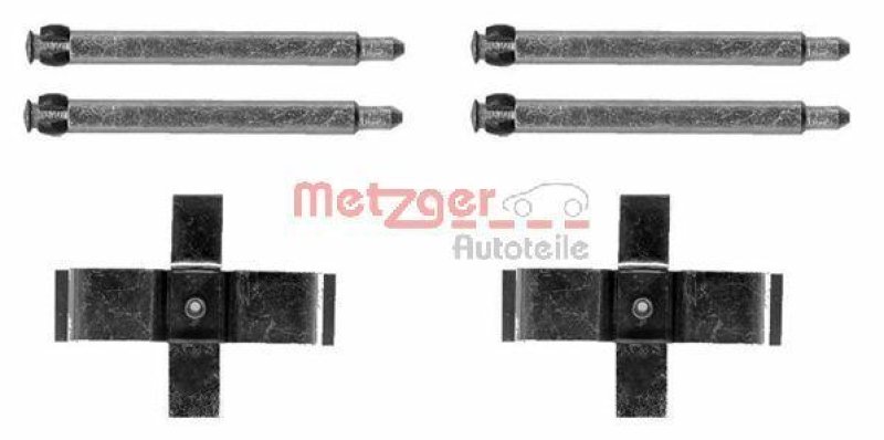 METZGER 109-1713 Zubehörsatz, Scheibenbremsbelag für MB