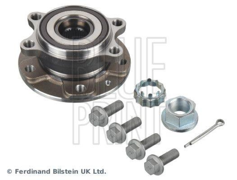 BLUE PRINT ADBP820069 Radlagersatz mit Radnabe und ABS-Impulsring f&uuml;r NISSAN