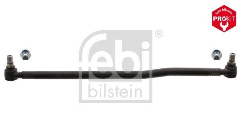 FEBI BILSTEIN 28625 Lenkstange mit Sicherungsmuttern, vom 1. Lenkzwischenhebel zum 2. Lenkzwischenhebel für Mercedes-Benz