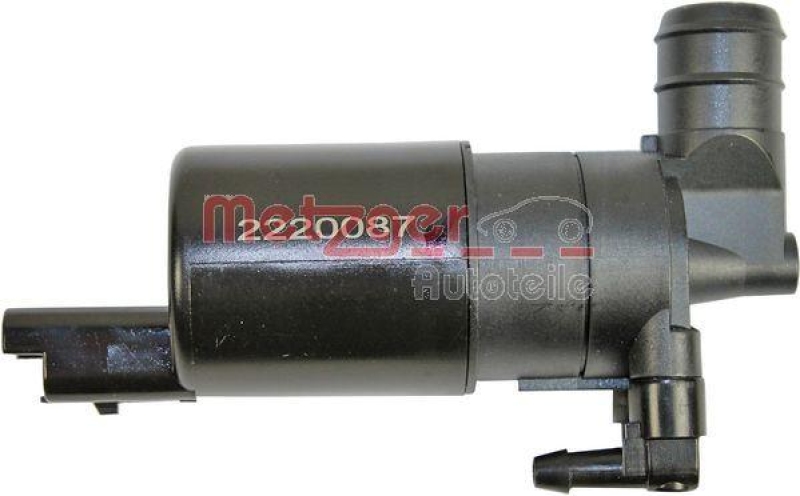 METZGER 2220087 Waschwasserpumpe, Scheibenreinigung für RENAULT vorne