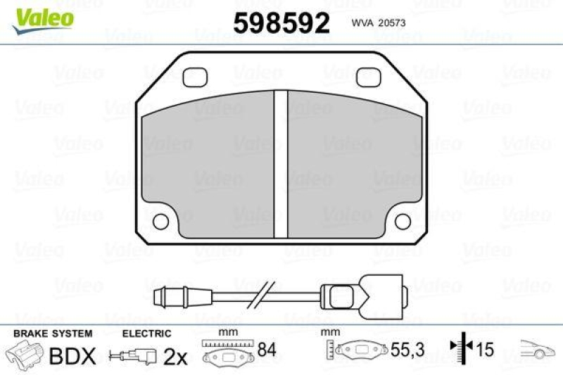 VALEO 598592 SBB-Satz PREMIUM