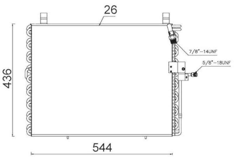 MAHLE AC 357 000S Klimakondensator