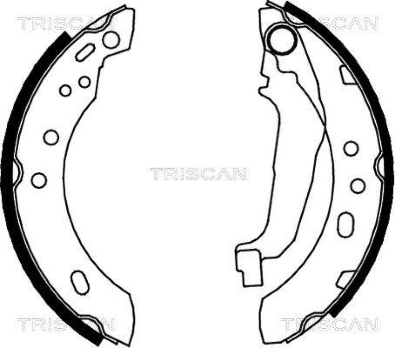 TRISCAN 8100 14543 Bremsbacken für Nissan Micra