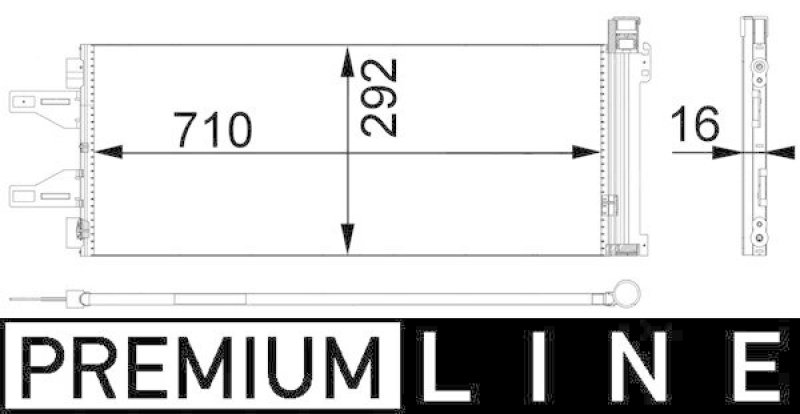 MAHLE AC 368 000P Klimakondensator