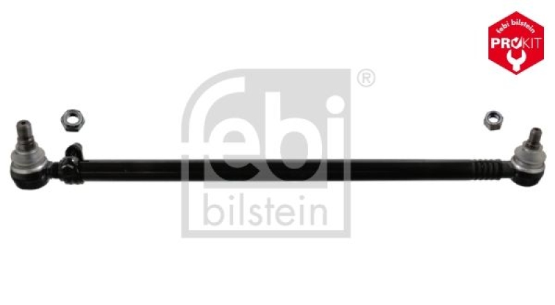 FEBI BILSTEIN 35555 Lenkstange mit Kronenmuttern und Splinten, vom Lenkgetriebe zur 1. Vorderachse f&uuml;r M A N