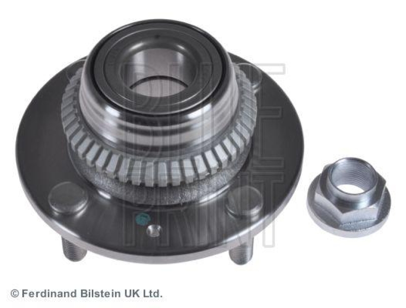 BLUE PRINT ADG08374 Radlagersatz mit ABS-Impulsring und Achsmutter für KIA