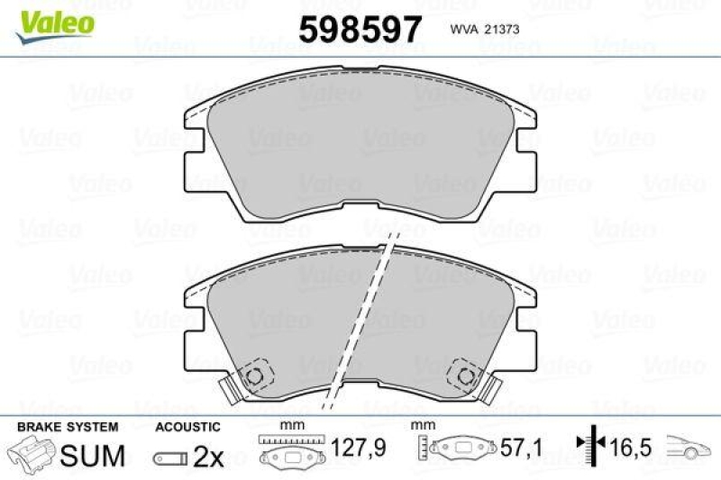 VALEO 598597 SBB-Satz PREMIUM