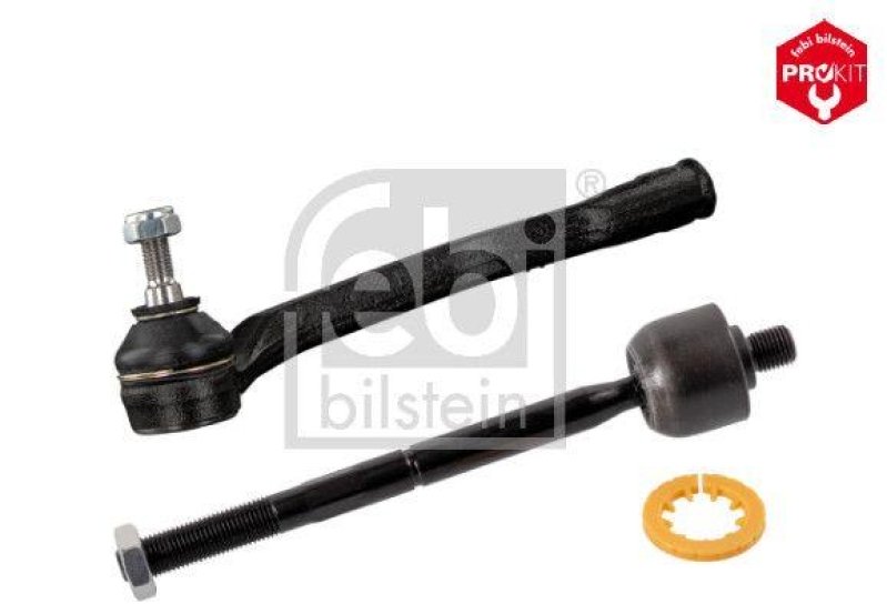 FEBI BILSTEIN 39823 Spurstange mit Endstück, Mutter und Sicherungsmutter für Renault