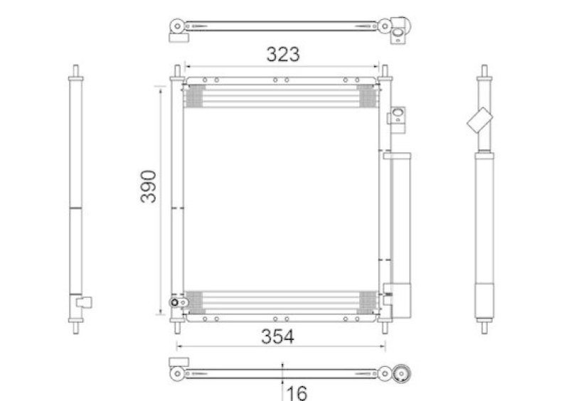 MAHLE AC 387 000S Klimakondensator