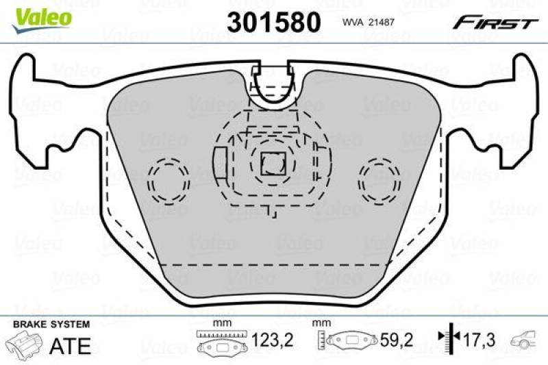 VALEO 301580 SBB-Satz FIRST