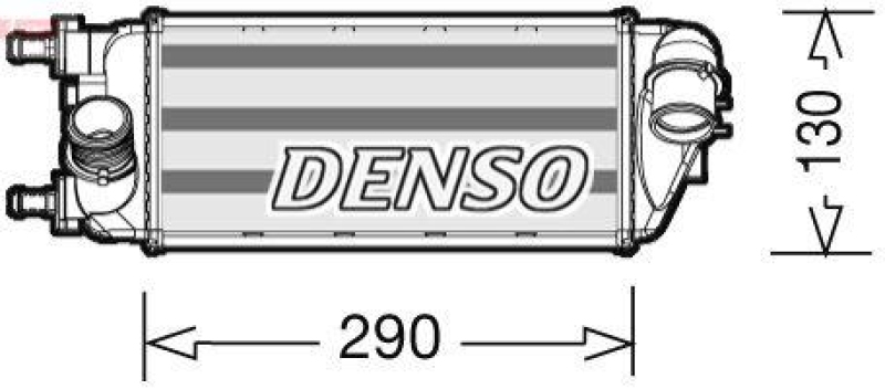 DENSO DIT09113 Ladeluftkühler FORD KA (RU8) 1.3 TDCi (2008 - )