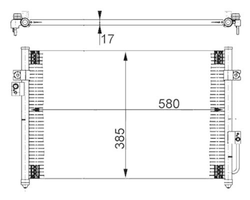 MAHLE AC 388 000S Klimakondensator