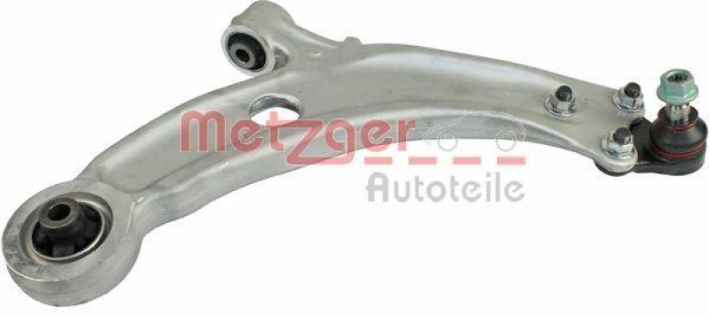 METZGER 58091712 Lenker, Radaufhängung für PEUGEOT VA rechts