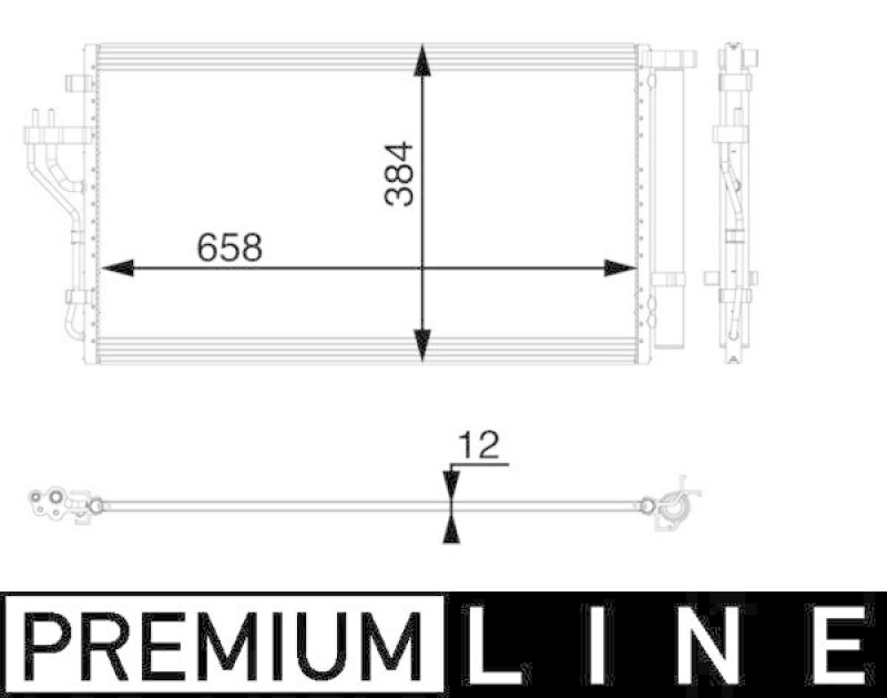 MAHLE AC 56 000P Klimakondensator