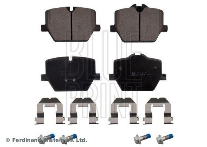 BLUE PRINT ADBP420051 Bremsbelagsatz mit Befestigungsmaterial für BMW