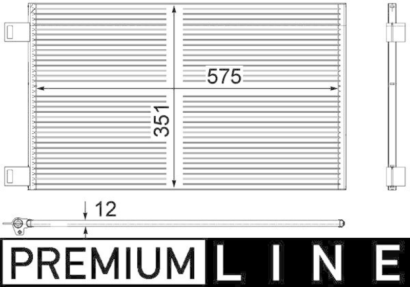 MAHLE AC 569 000P Klimakondensator