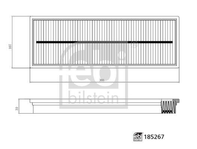 FEBI BILSTEIN 185267 Innenraumfilter für John Deere