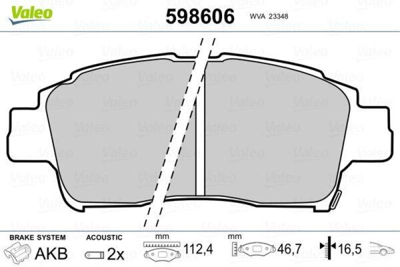 VALEO 598606 SBB-Satz PREMIUM