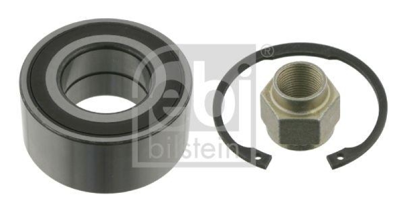 FEBI BILSTEIN 24517 Radlagersatz mit ABS-Impulsring, Achsmutter und Sicherungsring für CITROEN