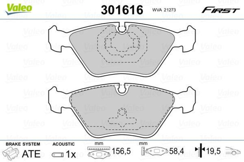 VALEO 301616 SBB-Satz FIRST