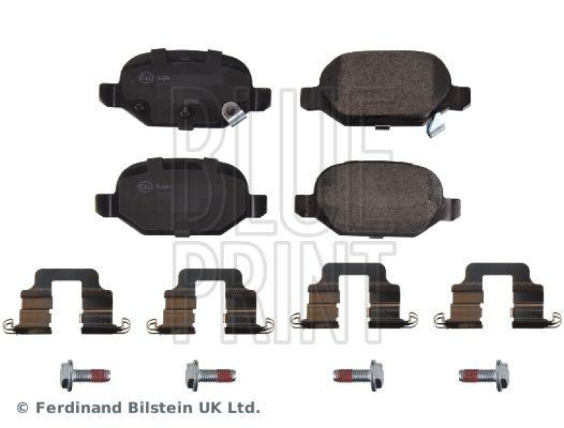 BLUE PRINT ADBP420054 Bremsbelagsatz mit Anbaumaterial f&uuml;r Fiat PKW