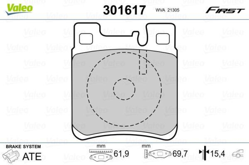 VALEO 301617 SBB-Satz FIRST