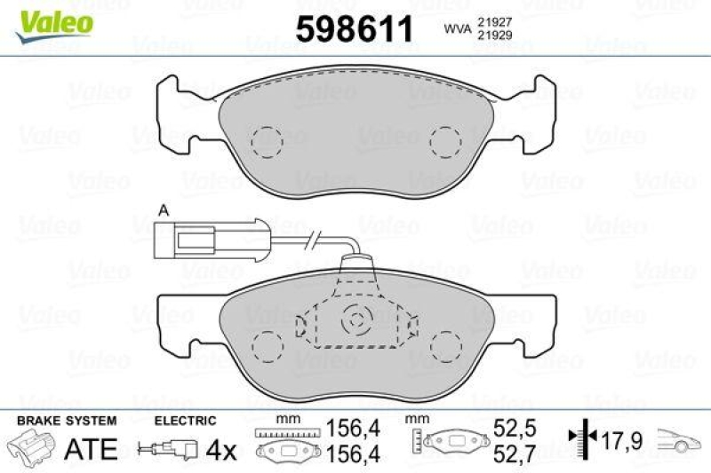 VALEO 598611 SBB-Satz PREMIUM