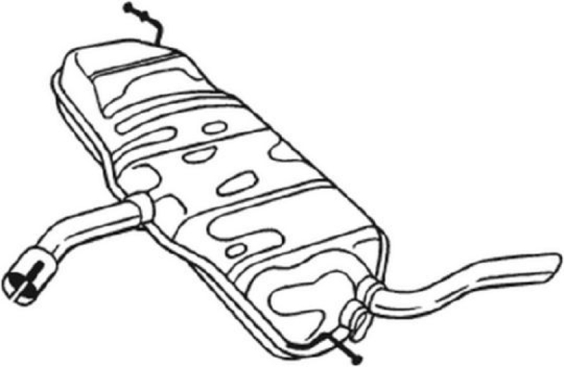 BOSAL 233-077 Endschalldämpfer